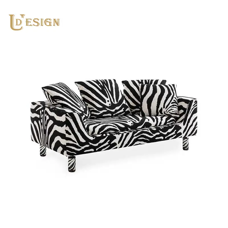 Современная Роскошная гостиная ткань диван комбинация Европейская ткань Французский диван домашняя мебель