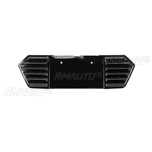 Cadre de plaque d'immatriculation arrière pour Chevrolet Corvette C8 2020-2023, en ABS noir brillant, garniture de protection de plaque d'immatriculation arrière - Product Image 3