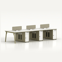 Vente en gros de cloison modulaire personnalisée pour le personnel, mobilier de bureau commercial exécutif, poste de travail de bureau moderne