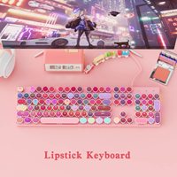 Clavier mécanique de jeu rétro avec 104 touches, style machine à écrire, RGB, USB-C, programmable, nouveau produit