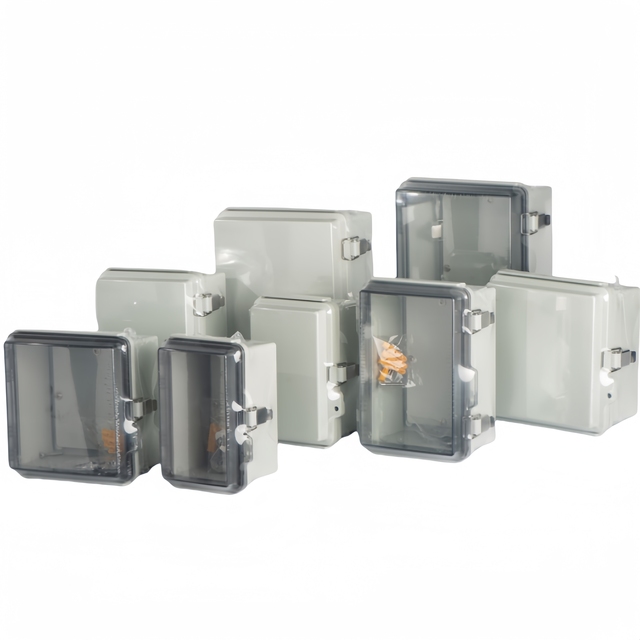 IP67/IP68 Waterproof ABS PC Hinged Plastic Enclosure PVC Distribution Junction Box Cabinet High Protection Level IP65/IP66