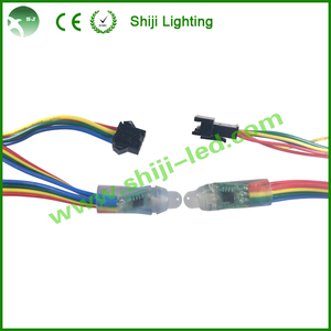 RGB 1903/2811 <span class=keywords><strong>LED</strong></span> Pixel 5V <span class=keywords><strong>12V</strong></span> Không Thấm Nước Điểm Ánh Sáng Chuỗi Ray Wu Giáng Sinh Đầy Đủ Màu Sắc Ws2811 12Mm <span class=keywords><strong>LED</strong></span> Pixel - Product Image 6