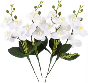 Haute Qualité Papillon <span class=keywords><strong>Orchidée</strong></span> Latex Real Touch Artificielle Noël Graduation Chinois Nouvel An Fleurs pour Décoratif Faux - Product Image 4
