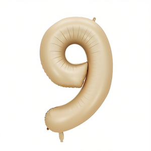 Party Love Number 9 Foil Balloon 100 Cm Metallic <b>Birthday</b> Party <b>Decor</b> - Product Image 2