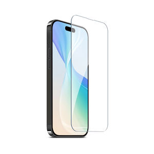 Protection d'écran en verre trempé HD 2.5D transparente personnalisée en gros pour iPhone 16 17 Series, sans bulles, anti-traces de doigts, résistante aux rayures - Product Image 1