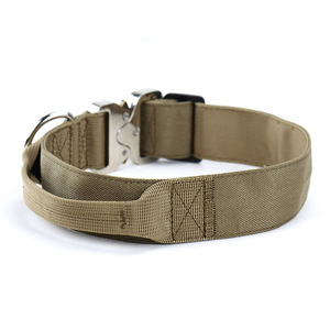 <span class=keywords><strong>Collar</strong></span> reflectante ajustable de nailon clásico de <span class=keywords><strong>color</strong></span> sólido con logotipo personalizado para mascotas, <span class=keywords><strong>Collar</strong></span> de entrenamiento táctico para perros de camuflaje con asa - Product Image 2