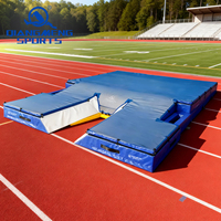Tapis d'entraînement pour l'athlétisme, tapis d'atterrissage en mousse pour l'athlétisme, tapis pour l'athlétisme avec barre de saut en hauteur