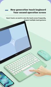 Ratón Bluetooth Inalámbrico Recargable Delgado y Portátil de 78 Teclas con Logotipo Personalizado y Teclado de Teclas Redondas - Product Image 3