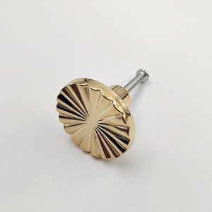 Moderne zonnebloemvormige kunststof gouden kastgrepen D=38mm Geschikt voor kleine handgrepen op slaapkamerkastdeuren - Product Image 3