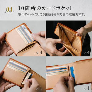 Cartera de cuero genuino de estilo japonés, monedero de gran tamaño para hombre con múltiples ranuras para tarjetas y diseño antirrobo - Product Image 4