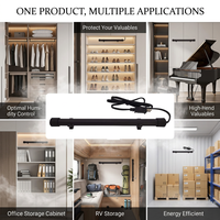 MD639 Tube portable étanche à l'humidité, déshumidificateur électrique à température constante, séchage, tige chauffante pour armoire et garde-robe