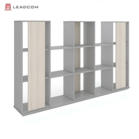 LEADCOM Étagère de séparation de bureau modulaire sur mesure, compartiment ouvert, support de rangement de documents pour projets de bureaux clés en main