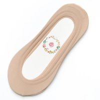 Nouvelle conception 2026, chaussettes en soie anti-dérapantes pour femmes, chaussettes invisibles pour chaussures à talons hauts, chaussettes d'été pour femmes