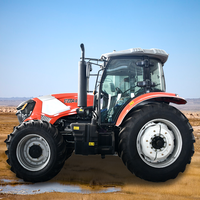 Tracteur agricole 80HP 4x4, tracteur à roues, tracteur compact, mini-tracteur pour travaux agricoles