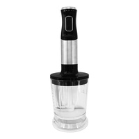 Mixeur Plongeant Électrique Portable en Acier Inoxydable, Broyeur à Immersion, Préparateur de Smoothies, 5 Vitesses, Faible Bruit, 600W pour Cuisine Domestique