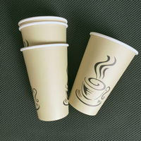 Gobelets à café en papier à double paroi personnalisés en usine en Chine, gobelets à boissons chaudes jetables en papier, différentes tailles pour la vente en gros