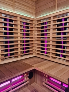 4-Person Solid Wood Infrared <strong>Sauna</strong> <strong>Room</strong> Full Spectrum Low EMF Electric Computer Control Panel for <strong>Home</strong> Health Care