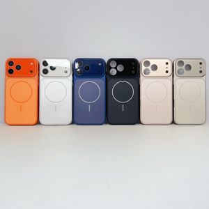 Coques de téléphone AG Glass Bayer PC à grande fenêtre pour <span class=keywords><strong>iPhone</strong></span> 17 Pro Max, <span class=keywords><strong>protection</strong></span> magnétique antichoc pour l'objectif arrière, compatible 17Air 16 15 14 - Product Image 4