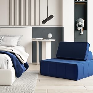 Canapé modulable et confortable en tissu modulable housse extensible style tofu pour villa salon - Product Image 6