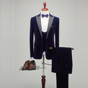 Offre Spéciale de haute qualité personnalisé nouveaux hommes costumes populaire trois pièces <span class=keywords><strong>velours</strong></span> hommes <span class=keywords><strong>costume</strong></span> de mariage - Product Image 5