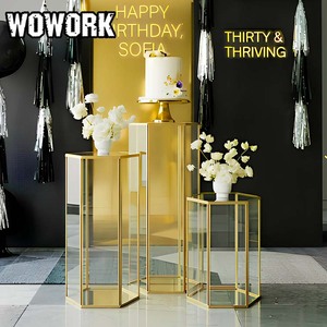 ฉากหลังงานแต่งงาน WOWORK ปี 2026 จากฝูซุน ขาตั้ง<span class=keywords><strong>ดอก</strong></span>ไม้ทรงกลมอะคริลิคเหล็ก พร้อมฐานทรงกระบอกพลาสติกสำหรับเช่าจัดงานปาร์ตี้ - Product Image 5