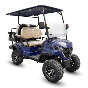 Quadricycle électrique HLD <span class=keywords><strong>4</strong></span> places avec auvent et coffre de chargement, moteur AC 60V 3.5KW, buggy électrique de chasse pour chariot de <span class=keywords><strong>golf</strong></span> - Product Image 6