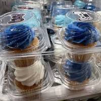 Emballages pour cupcakes en papier, boîte à cupcakes individuelle avec couvercle hermétique connecté, boîtes à cupcakes en plastique jetables, gobelet MaFen pour fête
