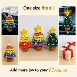 Autres décorations pour arbre de Noël, 10 pièces en polyester, pour la décoration des fêtes - Product Image 5
