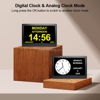 Pro 'S Smart 10 Inch Digitale Kalender Klok App Touch Geheugenverlies Alarm Groot Display Voor Alzheimer Dementie Bureauklok