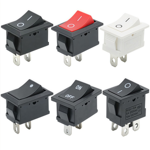 ขายตรงจากโรงงาน สวิตช์โยกสีดำ 15x21 มม. 2 ขา SPST เปิด-ปิด 15 มม. x 21 มม. - Product Image 6