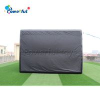 Simulateur de Golf Portable en PVC, écran d'impact, simulateur de Golf gonflable d'intérieur pour entreprise de location