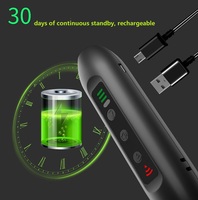 3-in-1 Schock-Vibrations-Antibell-Gerät Hundetraining Geräuschabwehr USB-Aufladbar LED Ultraschall-Piepser Hundeabwehrgerät