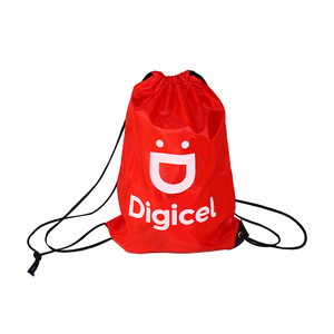 AI-MICH Custom Logo Promotional Drawstring Sportpacks Wholesale Cheap Polyester Bag for Sports or Everyday Use