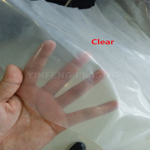 Rollo de lámina de plástico LDPE transparente resistente de 6mil, rollo de lámina de polietileno negro, película de construcción PE de calibre 1000 - Product Image 6