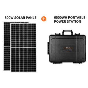 Station d'alimentation portable 3000W 6000Wh Batterie au lithium 1000W Contrôleur MPPT Charge des panneaux solaires Camping en plein air Voiture - Product Image 2