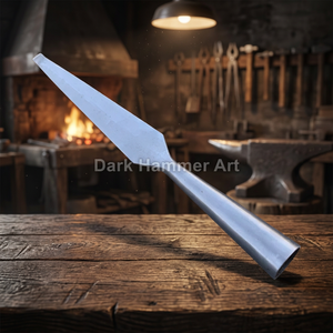 Punta de Flecha de Acero Hecha a Mano, Punta de Flecha de Carbono para Caza, Arquería Tradicional - Product Image 2