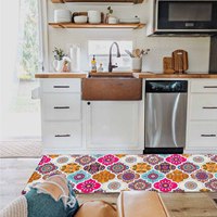 Custom Kitchen Rug Mats Made of 100% Polyester 2 Pieces Soft Kitchen Mat Specialized in Anti Slippery and Machine Washable