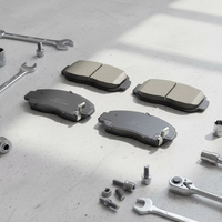Plaquettes de frein semi-métalliques avant neuves D1506 pour ACCORD Coupé, FR-V, ODYSSEY, INSPIRE, STREAM