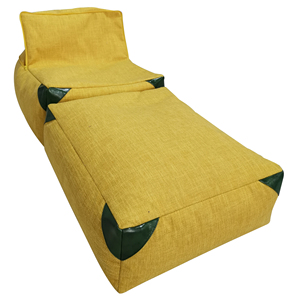 Giant Waterproof Outdoor Beach <strong>Yellow</strong> Folding <strong>Bean</strong> <strong>Bag</strong> Lounger <strong>Bean</strong> <strong>Bag</strong> <strong>Bean</strong> <strong>Bag</strong> Chair - Product Image 1