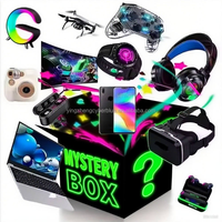 Caja Misteriosa de Electrónicos Lista para Enviar, Regalo Sorpresa de Alto Valor con Auriculares, Altavoz, Pantalla IPS y Banda Elástica