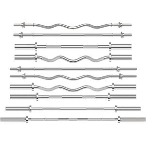 ONESTARSPORTS <span class=keywords><strong>Barre</strong></span> d'haltères de gymnastique Olymp de haute qualité <span class=keywords><strong>Barre</strong></span> d'haltères incurvée <span class=keywords><strong>Ez</strong></span> Curl <span class=keywords><strong>Barre</strong></span> d'haltères d'haltérophilie - Product Image 1
