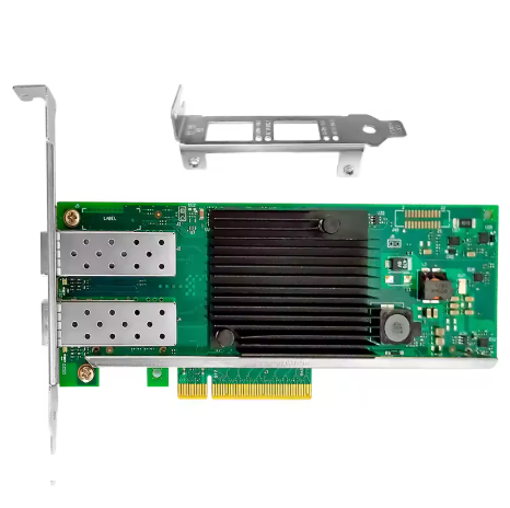 X710 Dual Port 10GB Ethernet Converged Network Adapter X710-DA2 10G SFP PCIe 3.0 X8 8.0 GT/s for Servers