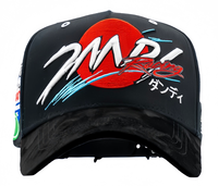 Casquette de baseball en coton à 5 panneaux Barbas, brodée et imprimée, en daim, avec boucle réglable, unisexe, décontractée, pour l'extérieur