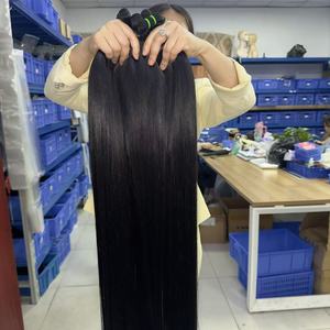 Fornitori di Extension di Capelli Umani Vergini Indiani Grezzi al 100% Non Lavorati, Super Double Drawn, con Cuticole Allineate, Onda Birmana - Product Image 6