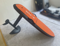 MEGAPLANT EDEF001 Nouveau design de planche à foil électrique 2024 8KW Planche de surf hydrofoil électrique en EPP/fibre de carbone Étanche Batterie 52V 58AH