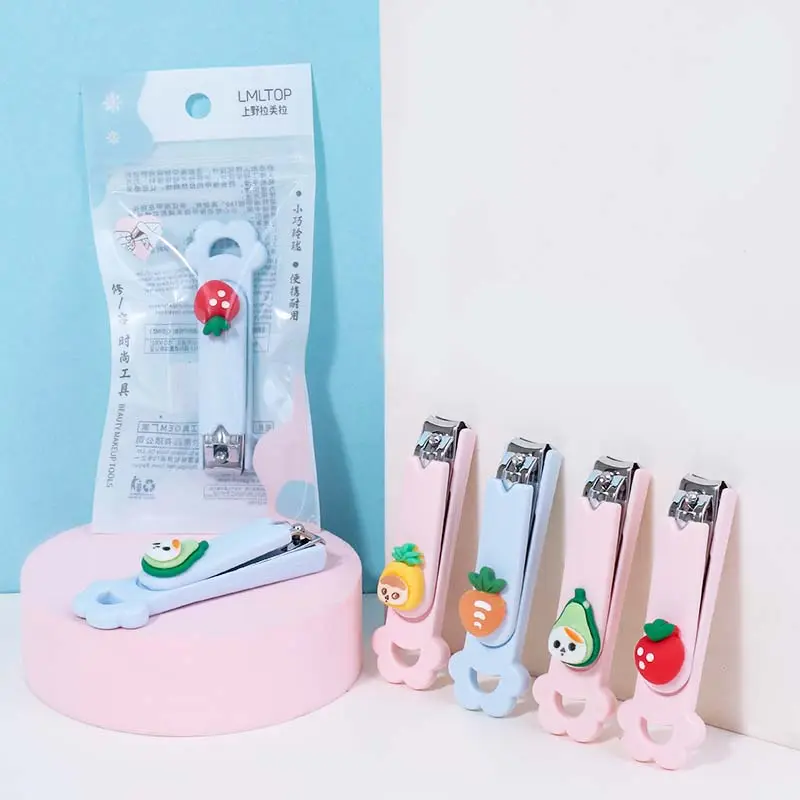 OEM Children Nail Clipper Safe Kids Baby Nail Cutter Trimmer Kit Sharp Cut Straight Finger Nail Cutting Tools C0190