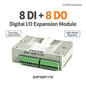 Módulo de Expansión de E/S Digitales Delta DVP16SP11TS, 8DI 8DO Transistor PNP, Salida de Alta Velocidad, para PLC DVP-S - Product Image 1