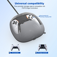 JYS Nouvelle Arrivée Portable et De Protection Voyage Cas PC Shell pour PS5 Dual Sense / Edge Controller