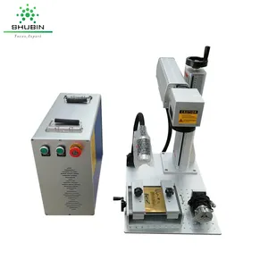 China Draagbare Optische Vezel Laser Markering Machine Voor Metalen Onderdelen Laser Marker Machine 50W