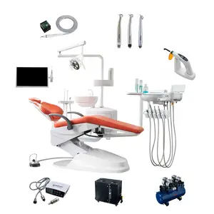 One-stop supplier Italy Safety Economic Dental Chair unit with 6 bulbs dental LED lamp